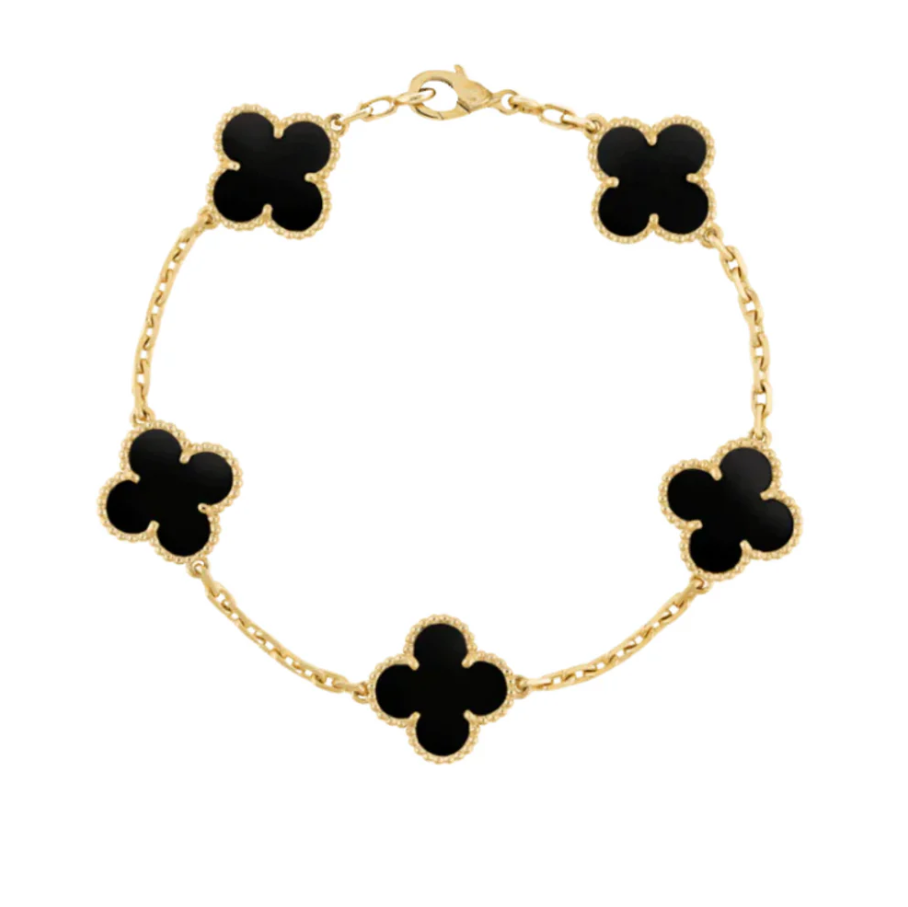 🎁 KLÖVER | SVART ARMBAND (100% off)