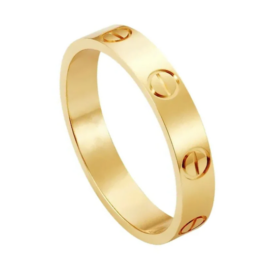 BLOMSTERIG SKÖNHETSRING - GULD
