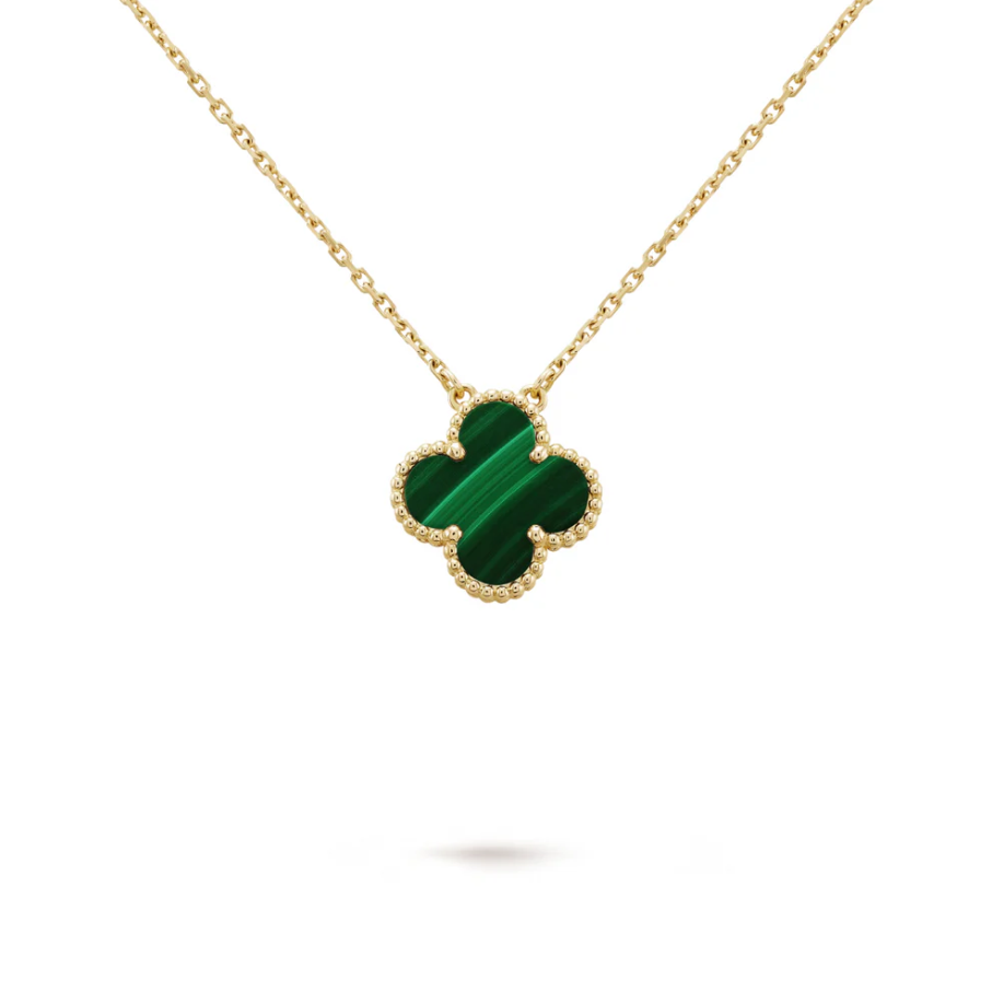 🎁 Lyckoklöverhalsband | Grönt/Guld (100% off)